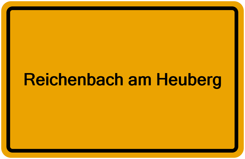 Handelsregisterauszug Reichenbach am Heuberg